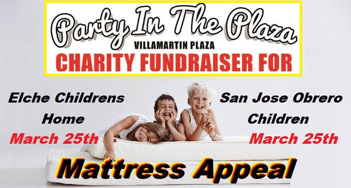 Charity 2018 Mattress Appeal Villamartin Plaza